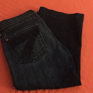 Seven for all mankind crop jeans